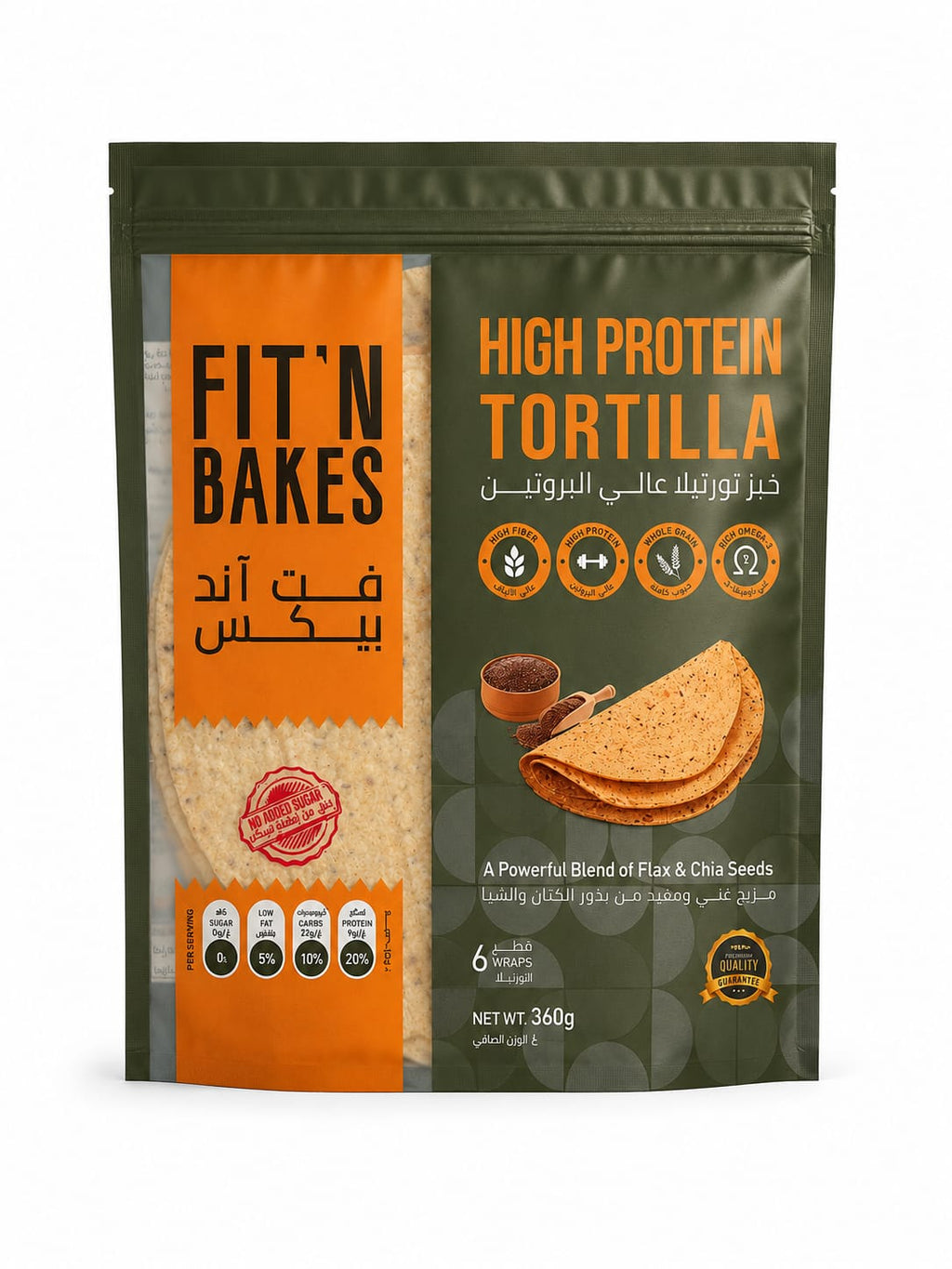 High Protein Tortilla 360g