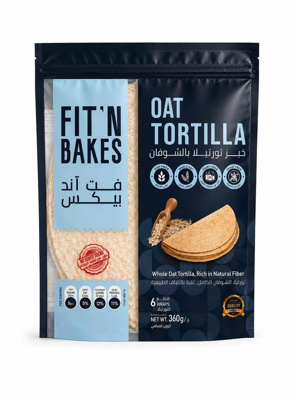 Oat Tortilla 360g