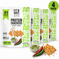 Pack of 4, High protein Crackers Sweet Chili