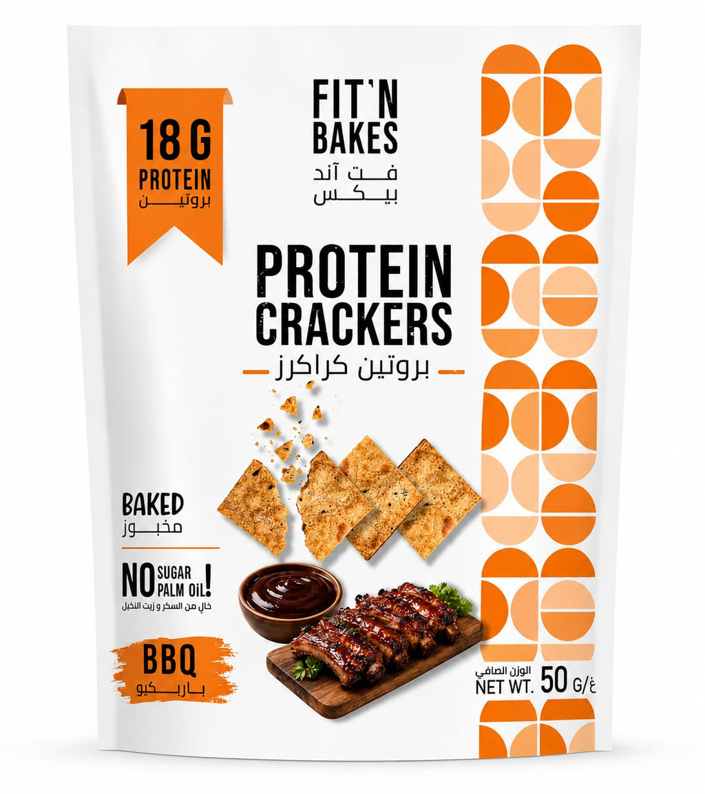 High protein BBQ Crackers