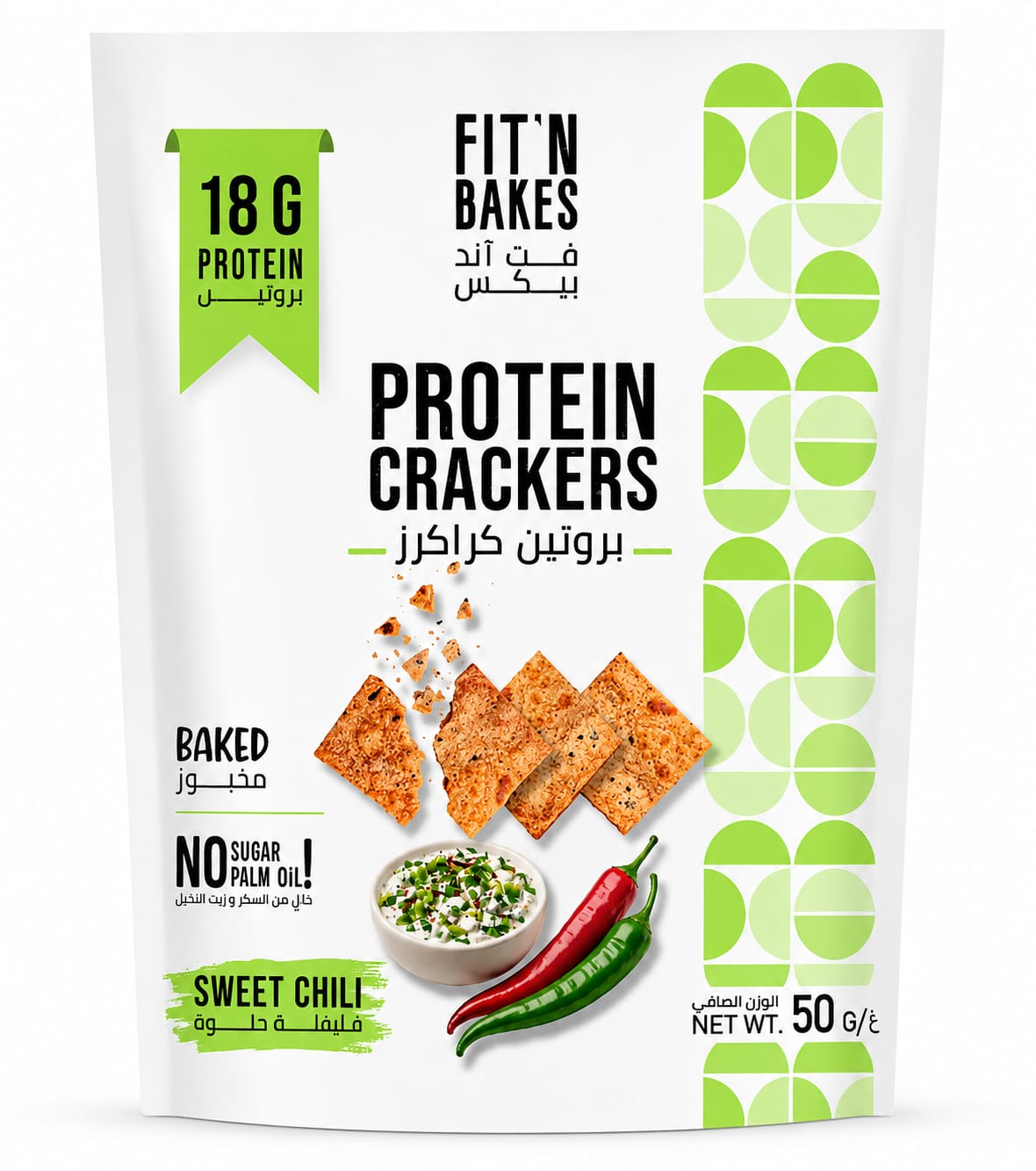 High Protein Sweet Chili Crackers