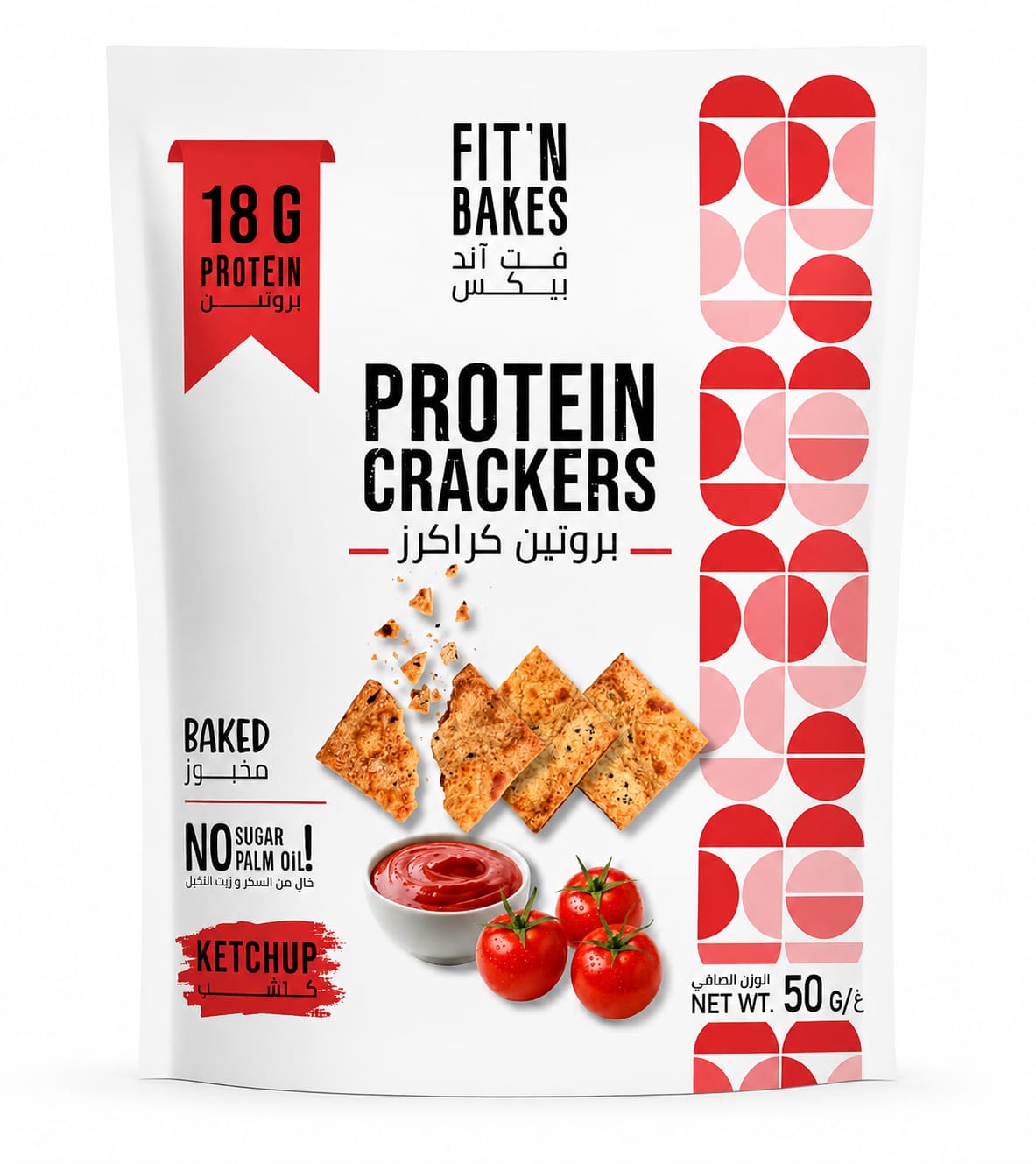 High Protein Ketchup Crackers