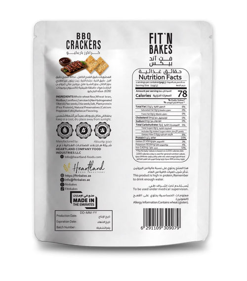 High protein BBQ Crackers