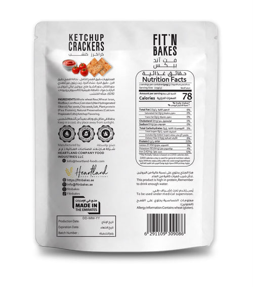 High Protein Ketchup Crackers