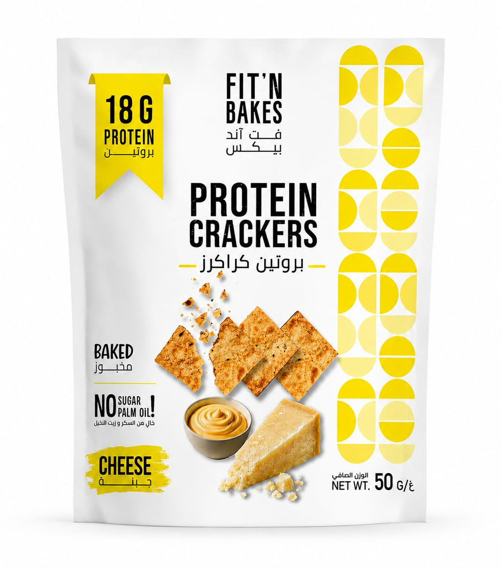 Pack of 4, High Protein Crackers , Cheese