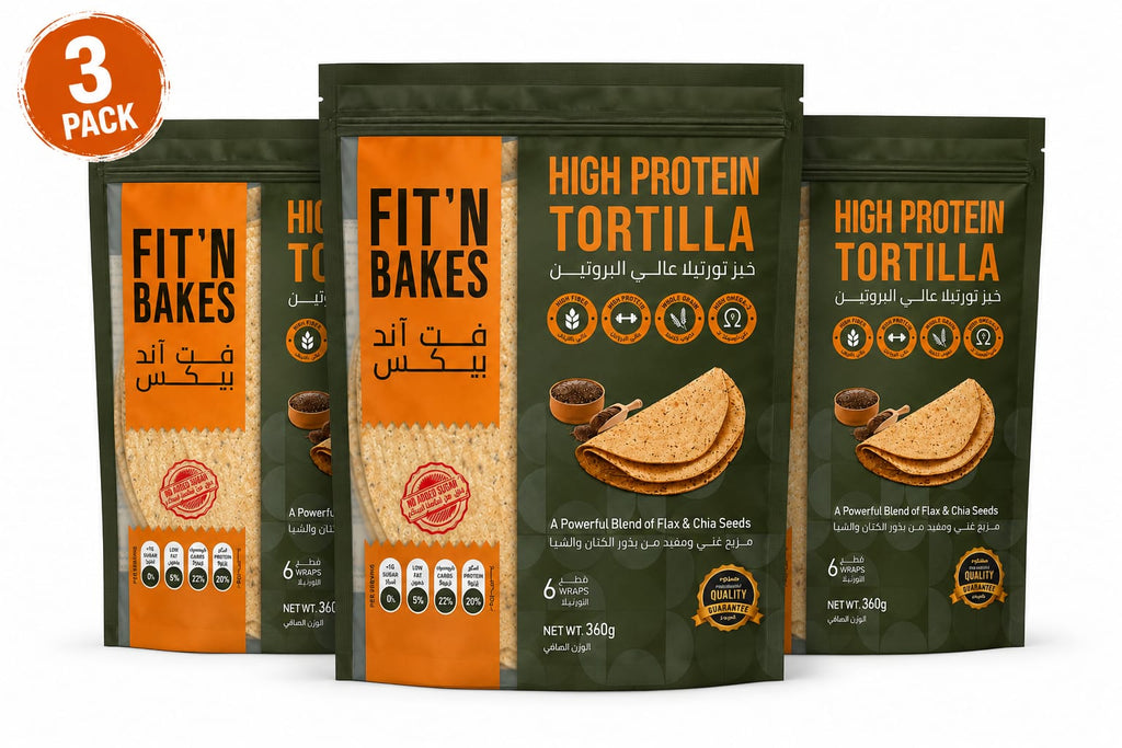 Pack of 3 - High Protein Tortilla 360G