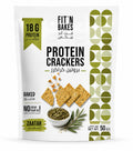 High Protein Zataar Crackers