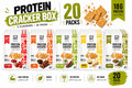 Pack of 20 , High Protein Crackers , Mixed flavours