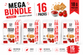 Pack of 16 , High Protein Crackers,Ketchup